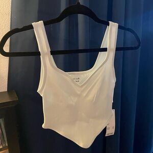 Urban Outfitters Asymmetrical Crop Tank Top